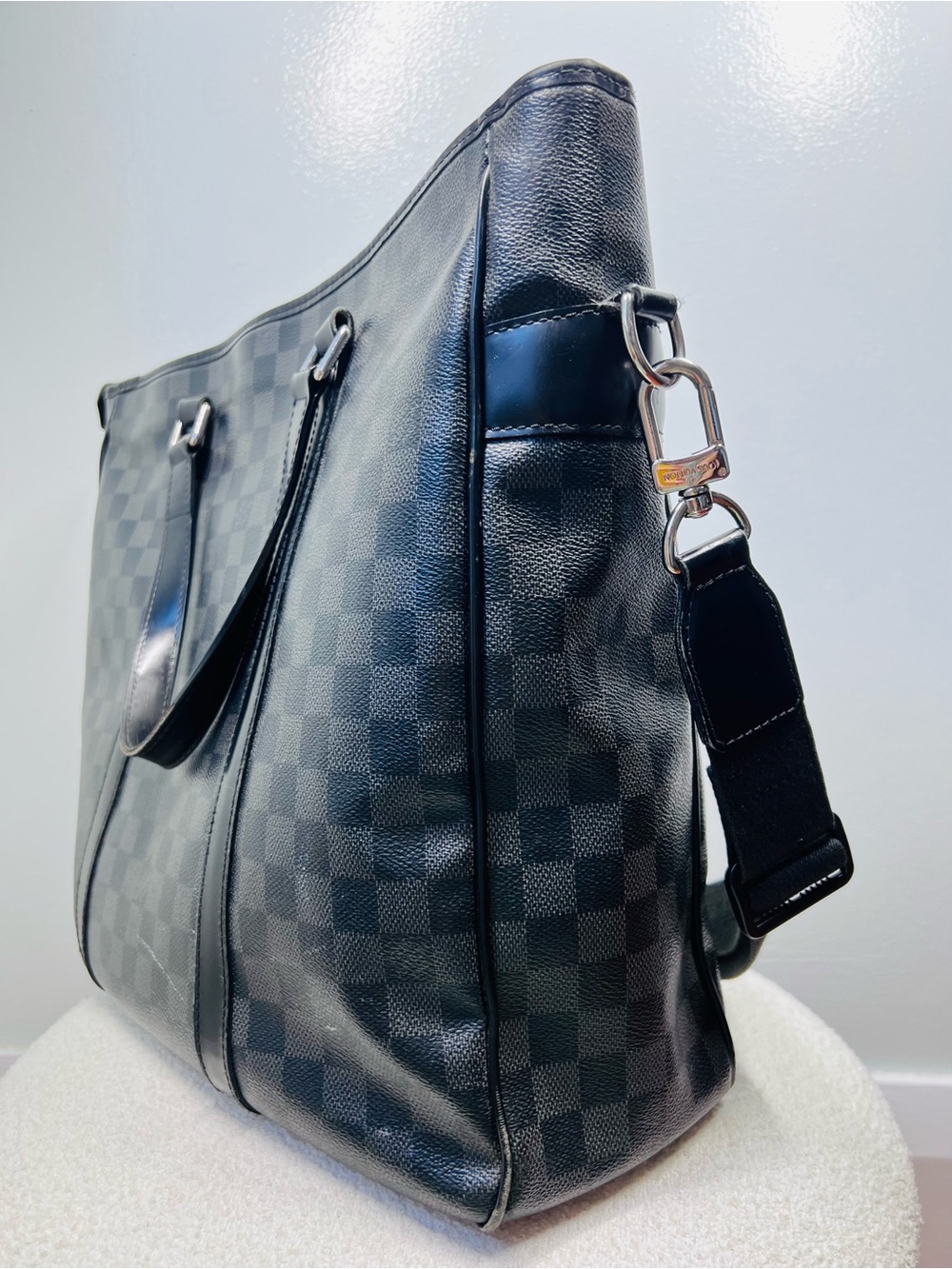 Authentic Louis Vuitton Tadao PM Damier Graphic Canvas Tote Bag Business Bag - Picture 6 of 16